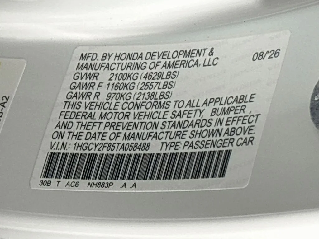 New 2026 Platinum White Pearl Honda Touring image 26