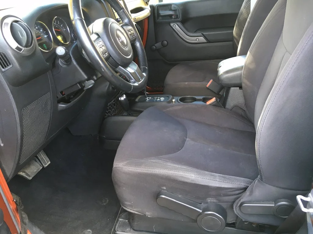 Used 2014 Orange Jeep Sport image 22