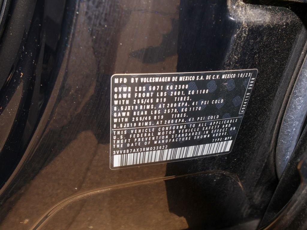 Certified Used 2024 Black Volkswagen 2.0T SE R-Line Black image 30