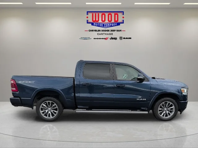 Used 2020 Patriot Blue Pearlcoat Ram Laramie image 2