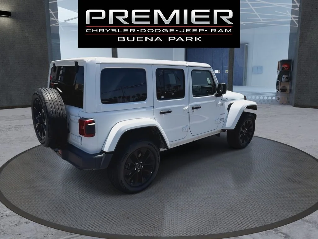 Used 2024 White Jeep Sahara 4xe image 8