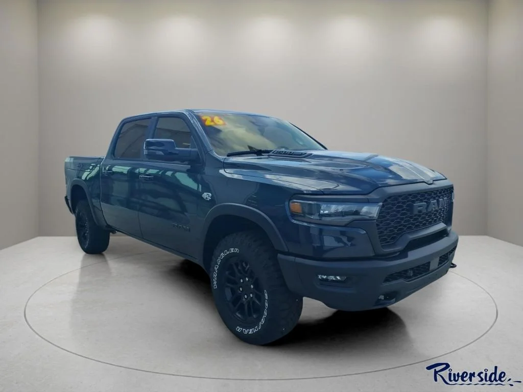 New 2026 Forged Blue Metallic Exterior Paint RAM Rebel image 1