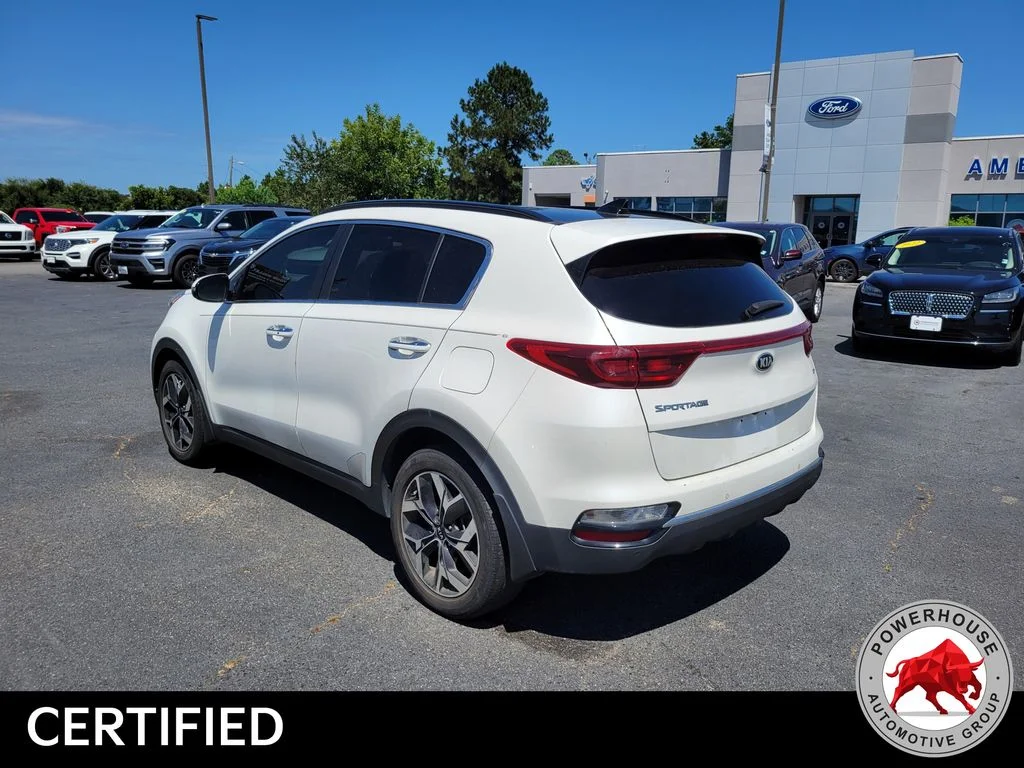 Used 2021 White Kia EX image 4