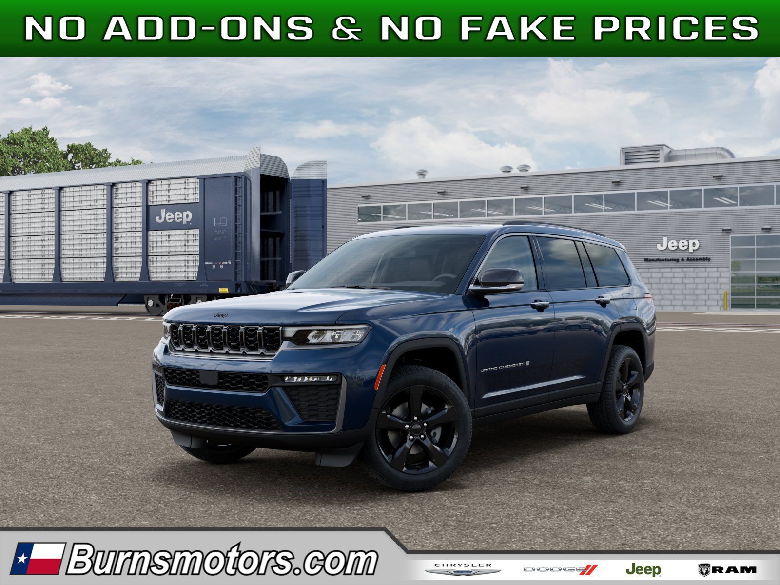 New 2026 Fathom Blue Pearl-Coat Exterior Paint Jeep Limited image 1