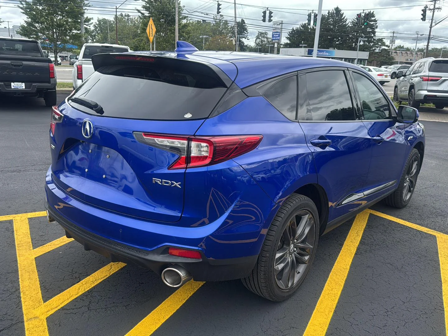 Used 2020 Apex Blue Pearl Acura w/A-SPEC image 6