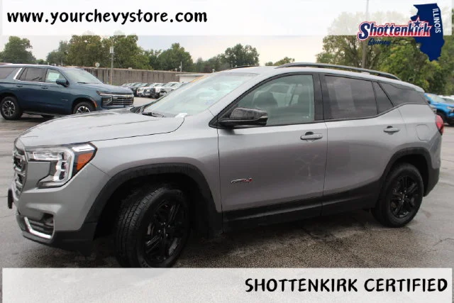 Used 2023 Silver GMC AT4 image 2