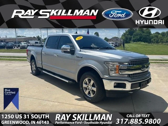 Certified Used 2020 Silver Ford Lariat image 1
