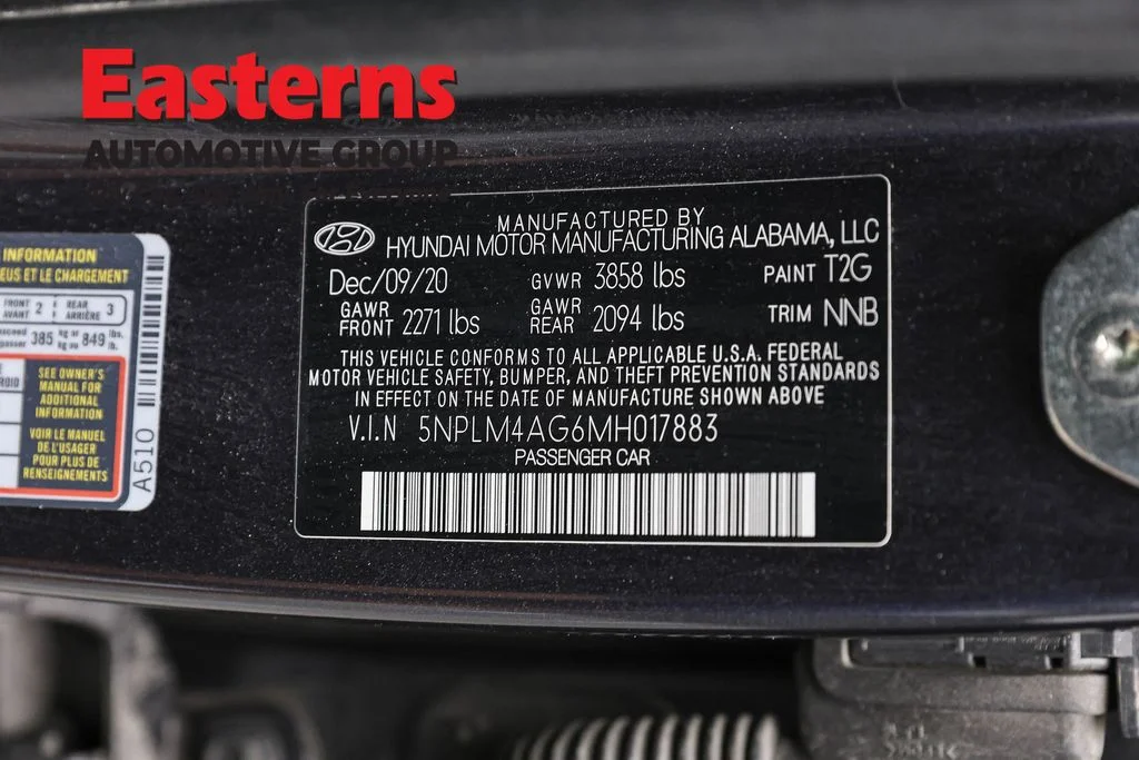 Used 2021 Gray Hyundai SEL image 34