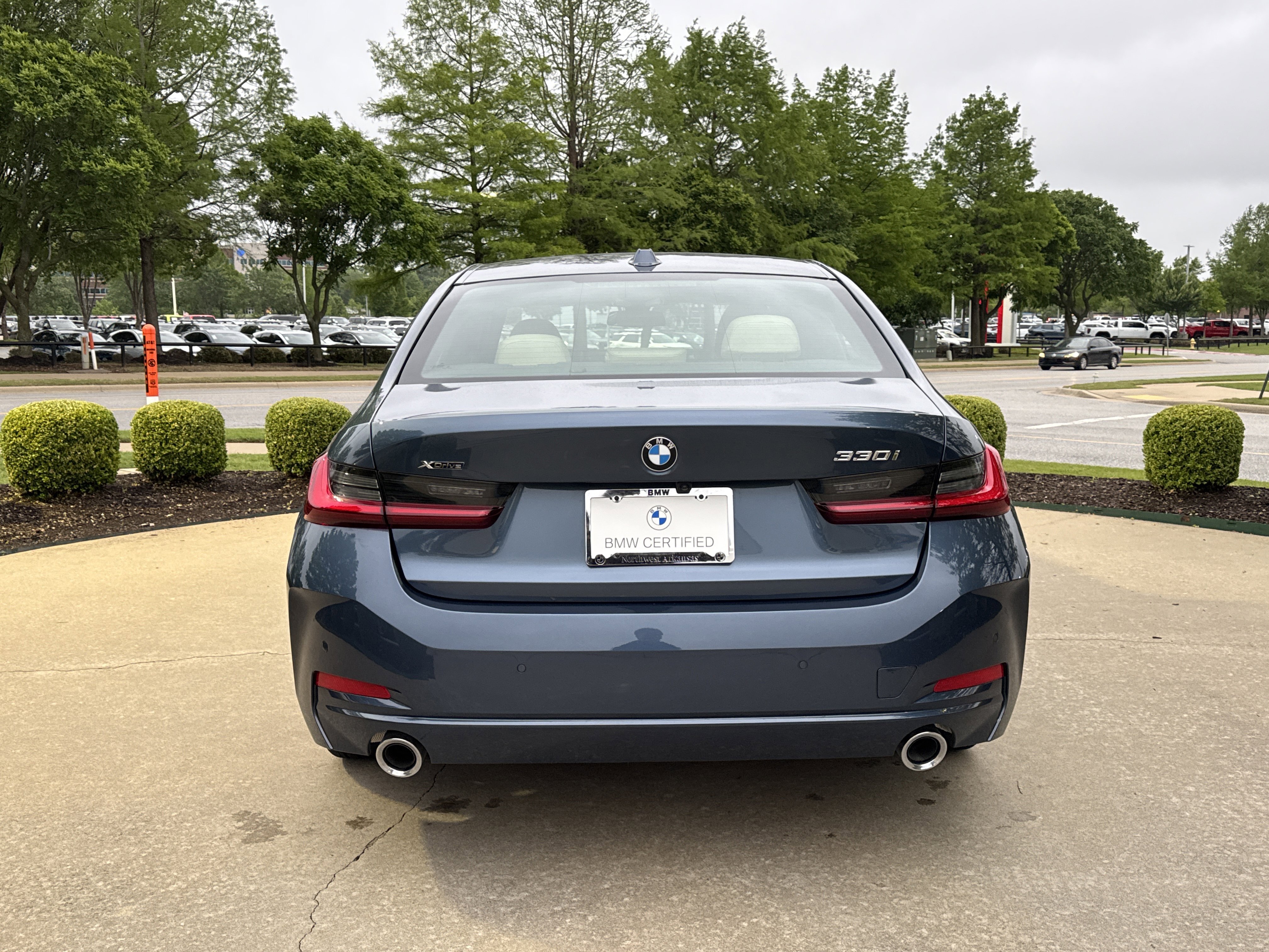 Certified Used 2025 Arctic Race Blue Metallic BMW 330i xDrive image 4
