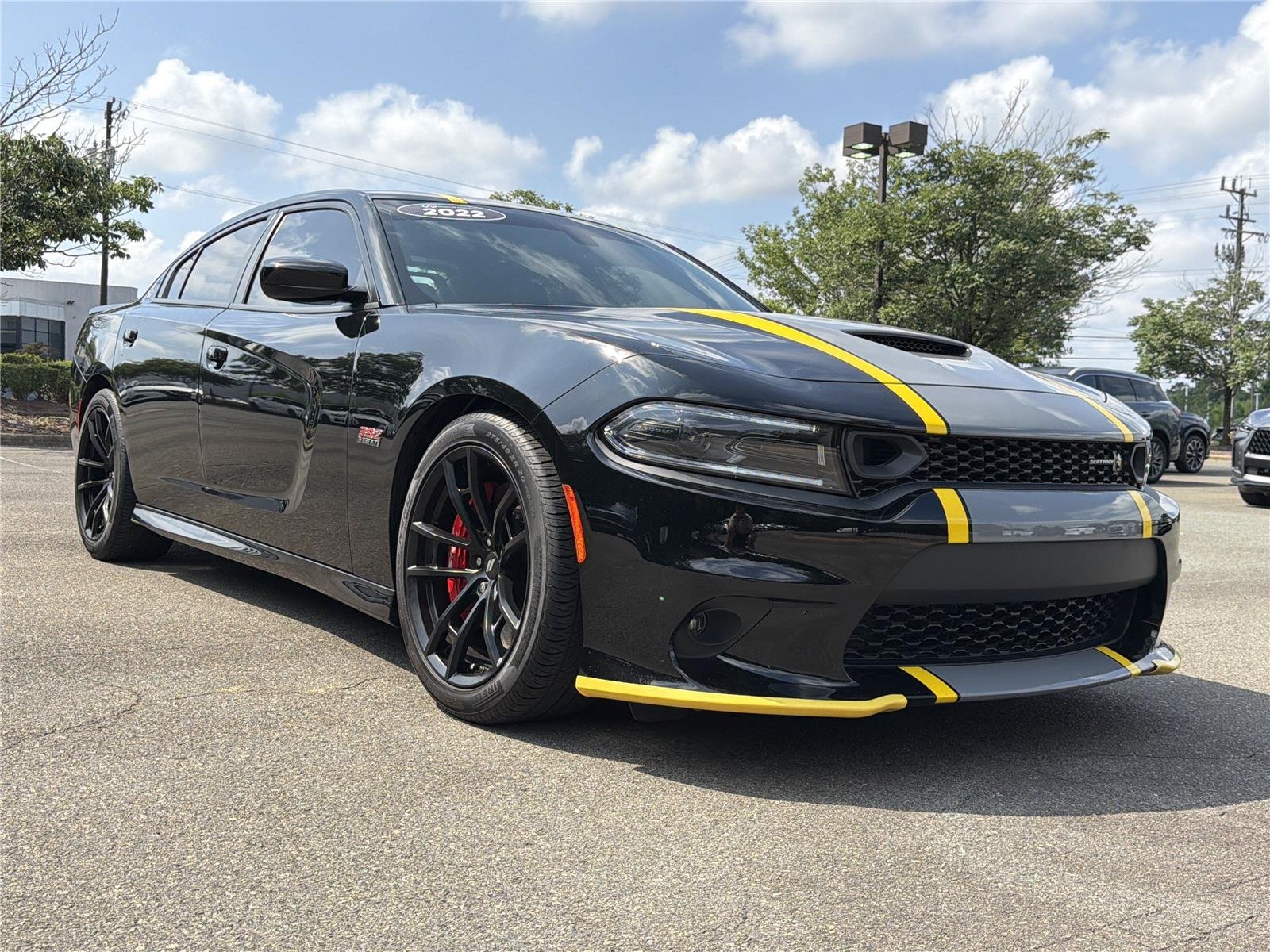 Used 2022 Pitch Black Clearcoat Dodge Scat Pack image 28