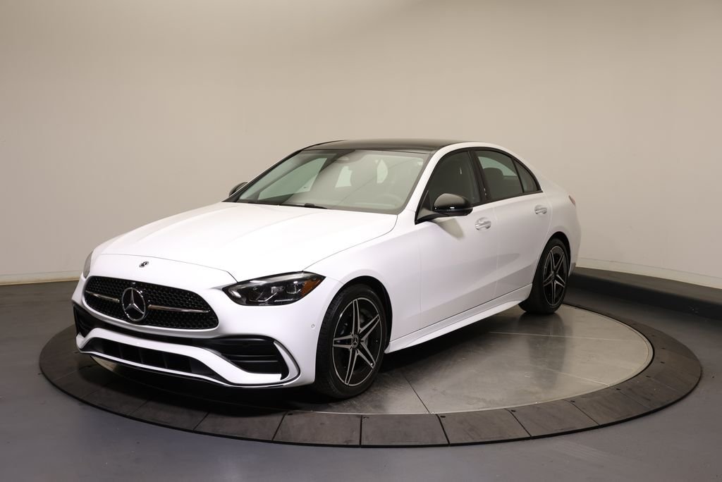 Used 2026 MANUFAKTUR Moonlight White Metallic Mercedes-Benz C 300 image 3