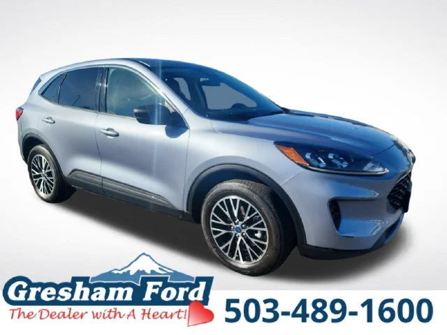 Used 2022 Blue Ford SE image 14