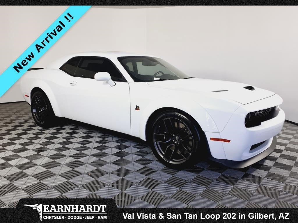 Used 2021 White Knuckle Clearcoat Dodge R/T Scat Pack Widebody image 3