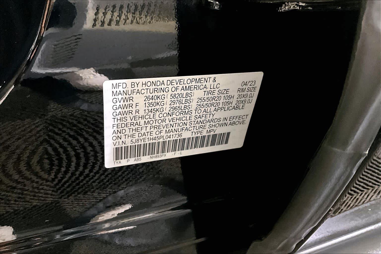 Certified Used 2023 Majestic Black Pearl Acura With Technology Package image 34