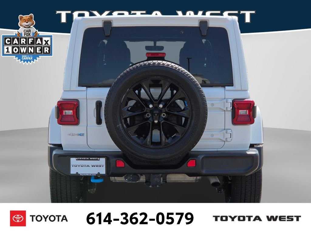Used 2023 White Jeep Sahara 4xe image 9