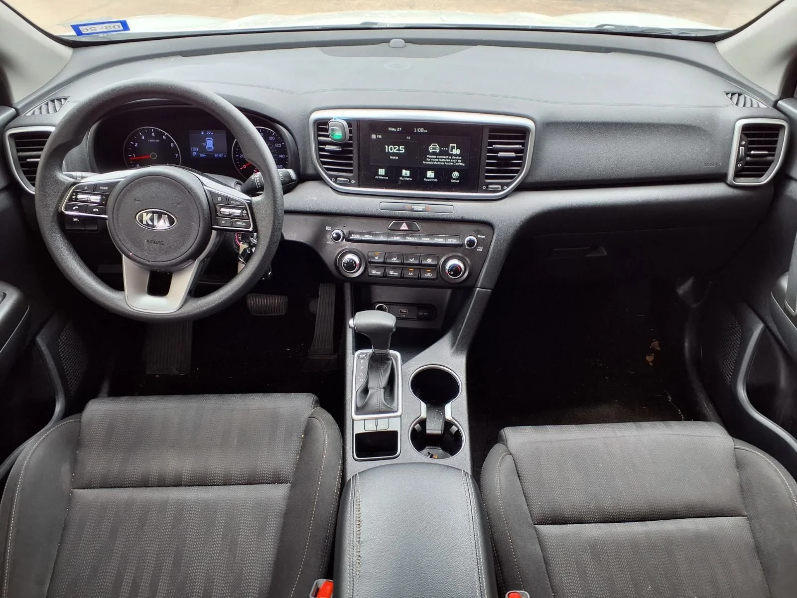 Used 2021 White Kia LX image 10