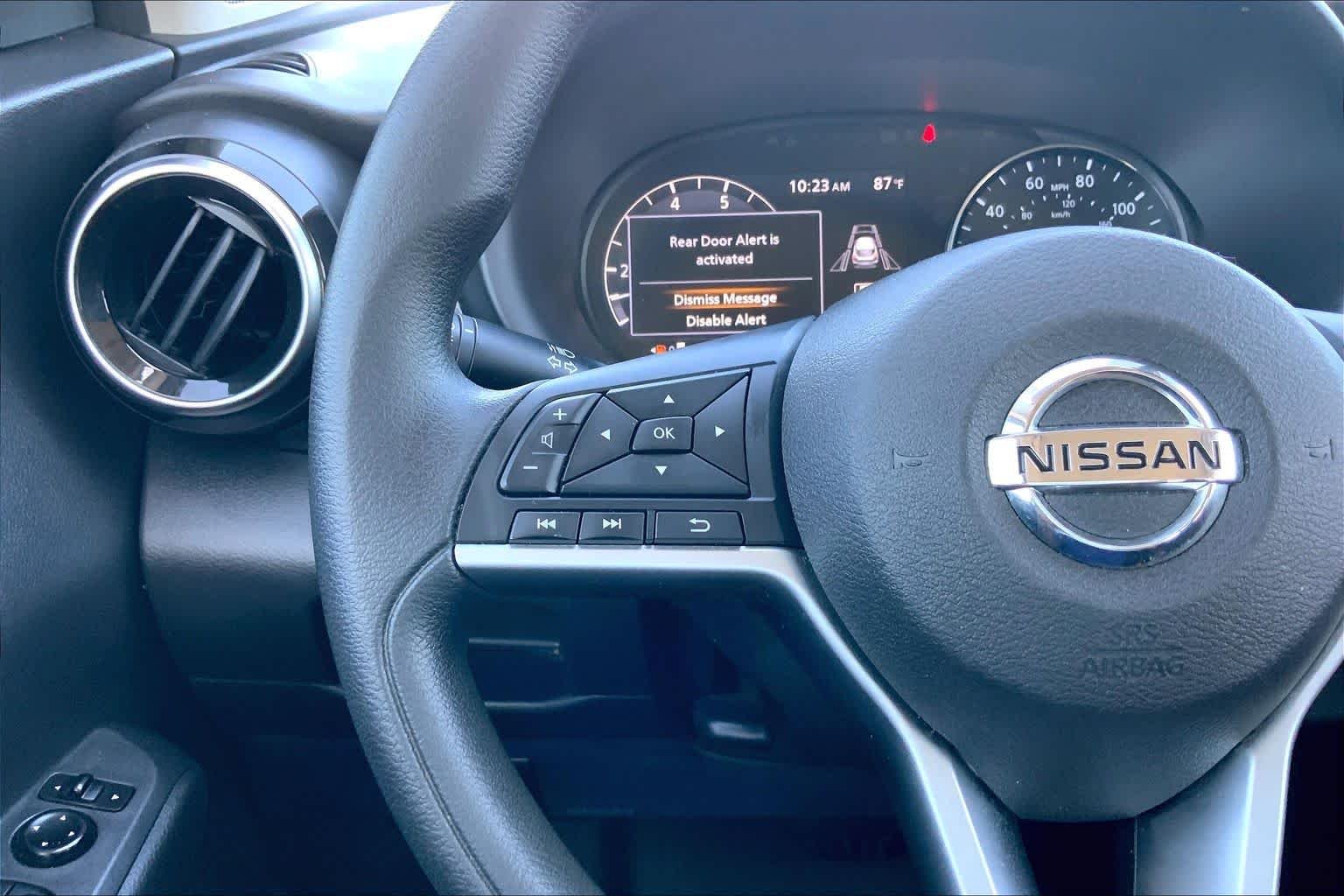 Used 2021 Aspen White/Super Black Nissan SV image 23