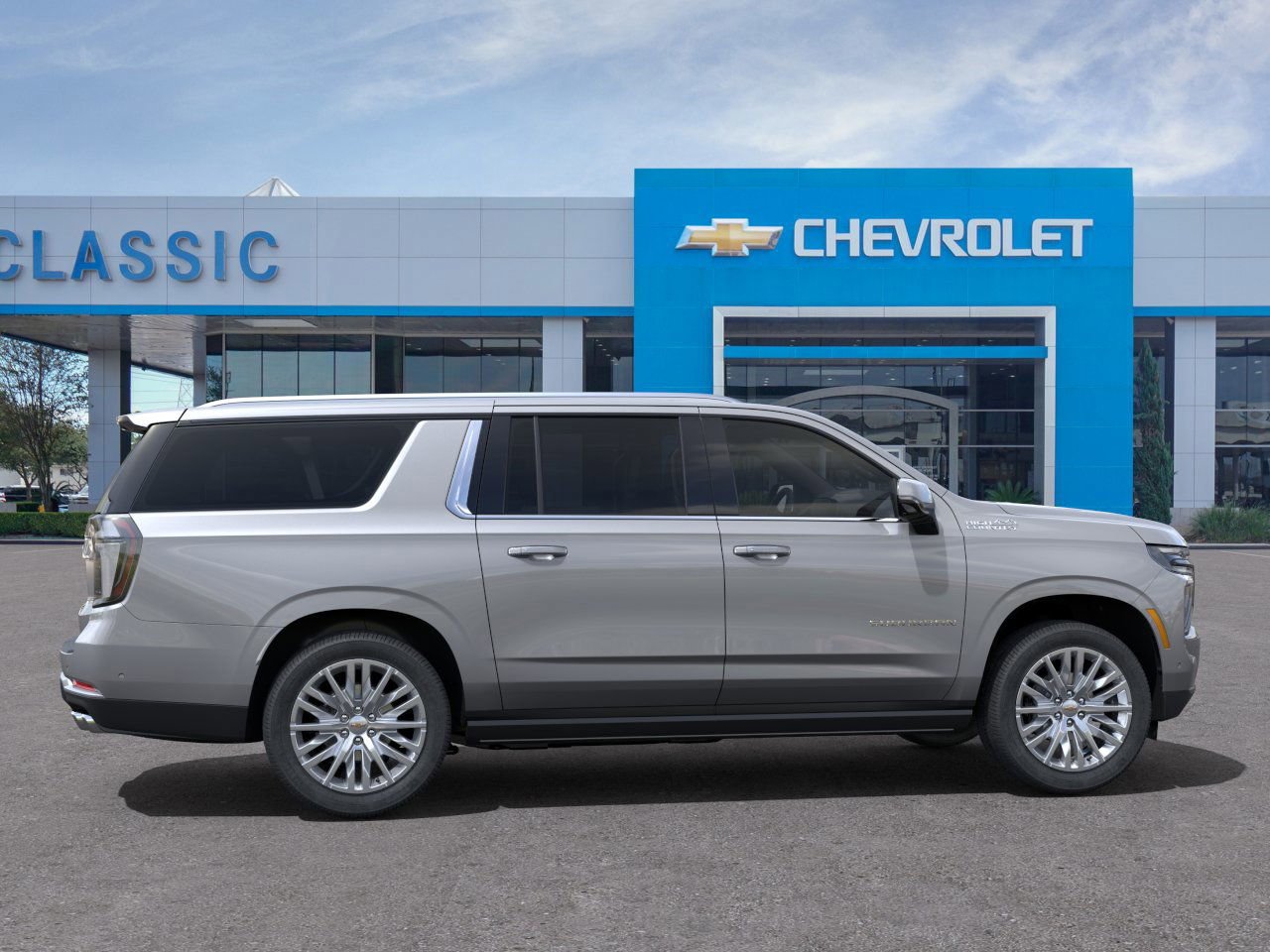 2025 Chevrolet Suburban High Country Gray at Classic Elite Chevrolet Hwy 6