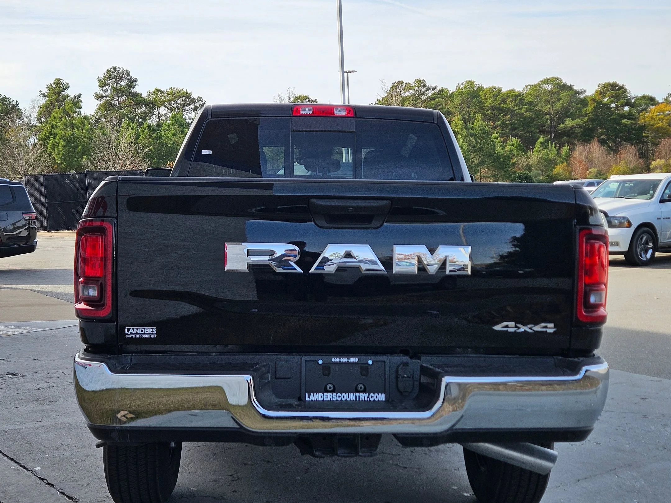 New 2026 Diamond Black Crystal Pearlcoat Ram Tradesman image 6