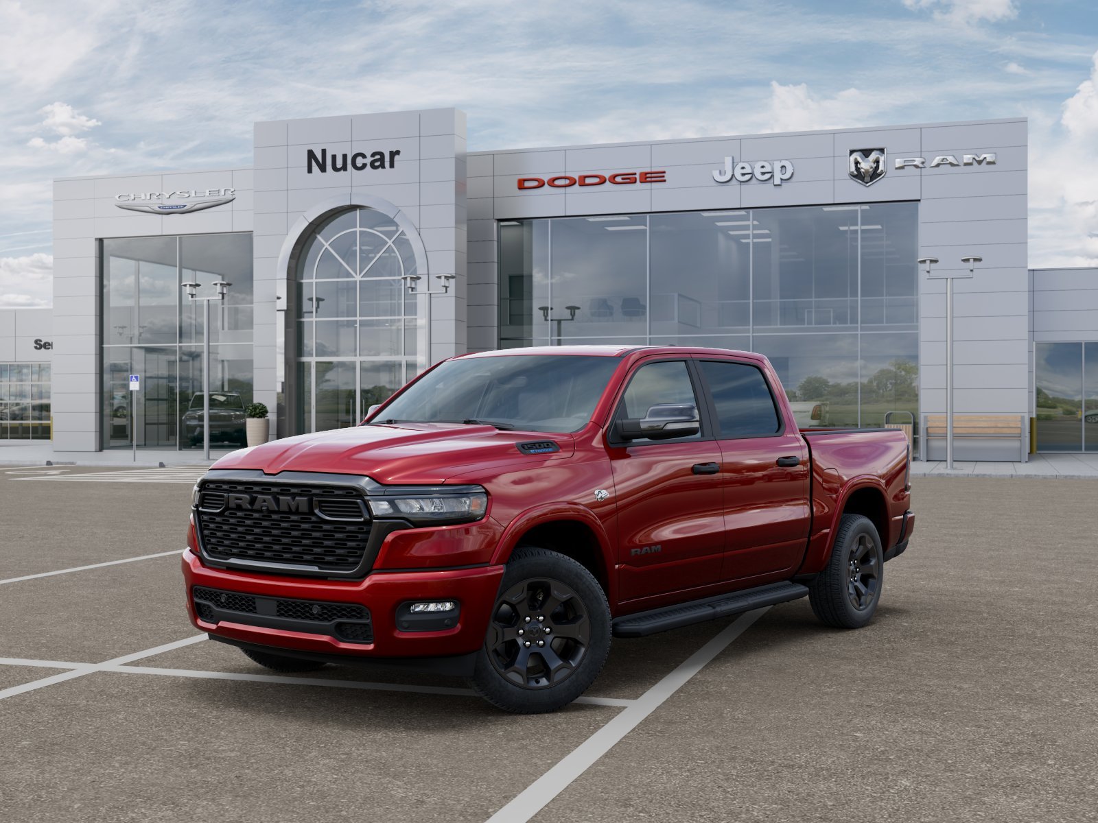 New 2026 Molten Red Pearl-Coat Exterior Paint RAM BIG HORN image 102