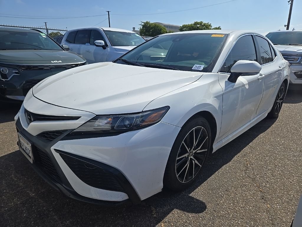 Used 2022 White Toyota SE image 2