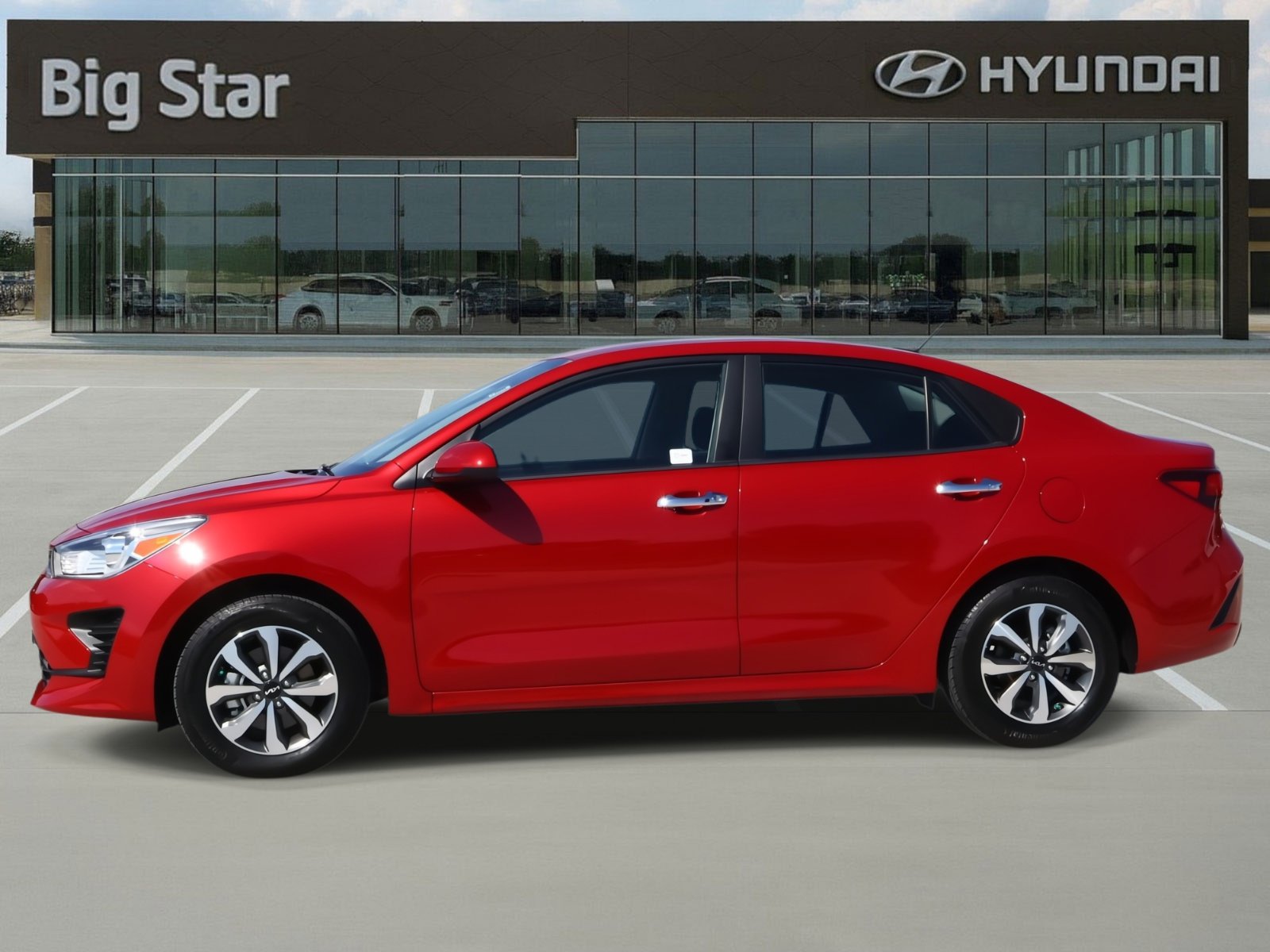 Used 2022 Kia Rio S with VIN 3KPA24AD9NE508909 for sale in Friendswood, TX