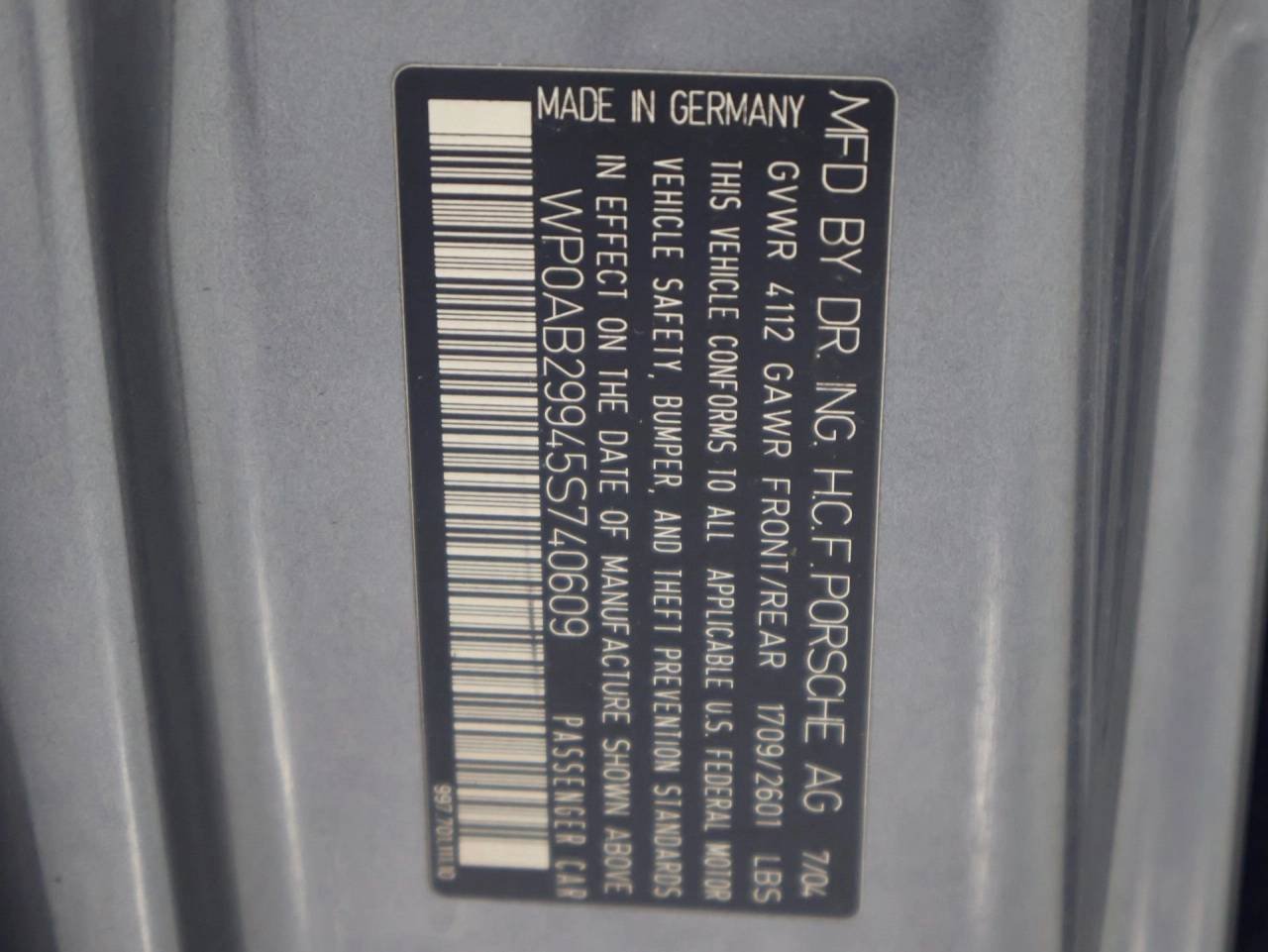 Used 2005 Seal Grey Metallic Porsche Carrera S image 39