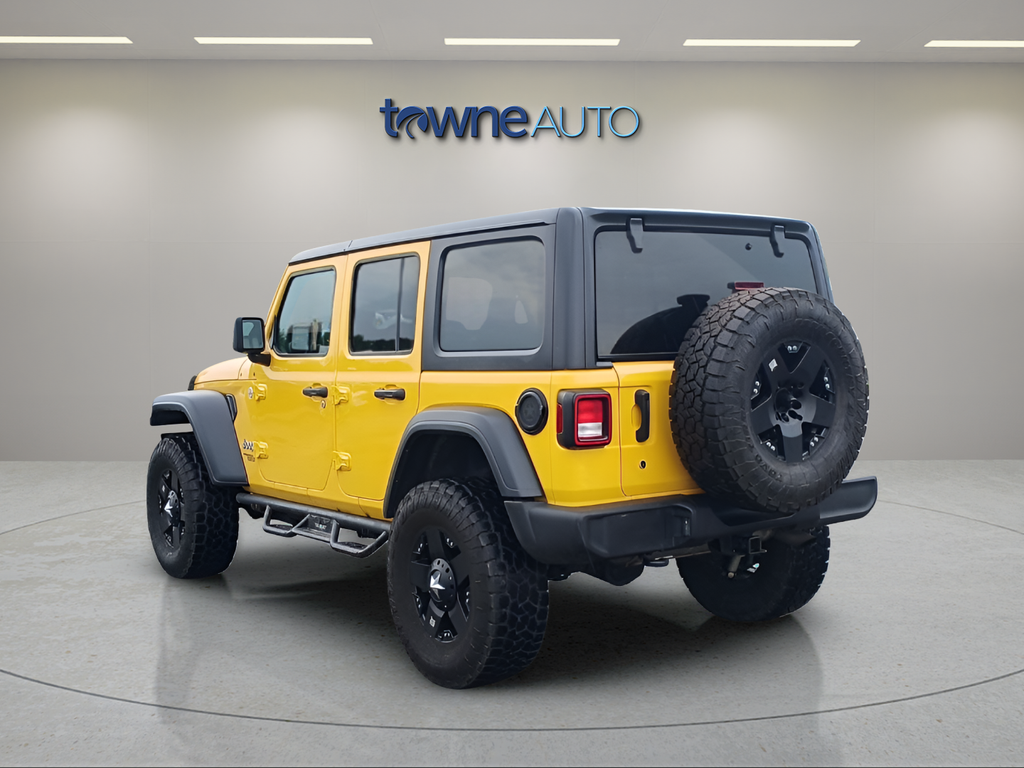 Used 2018 Yellow Jeep Unlimited Sport S image 3