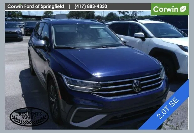 Used 2024 Atlantic Blue Volkswagen 2.0T SE image 1