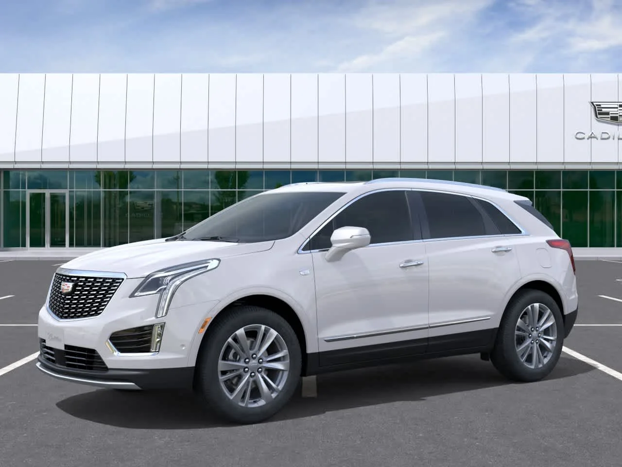 New 2026 Crystal White Tricoat Cadillac Premium Luxury image 2