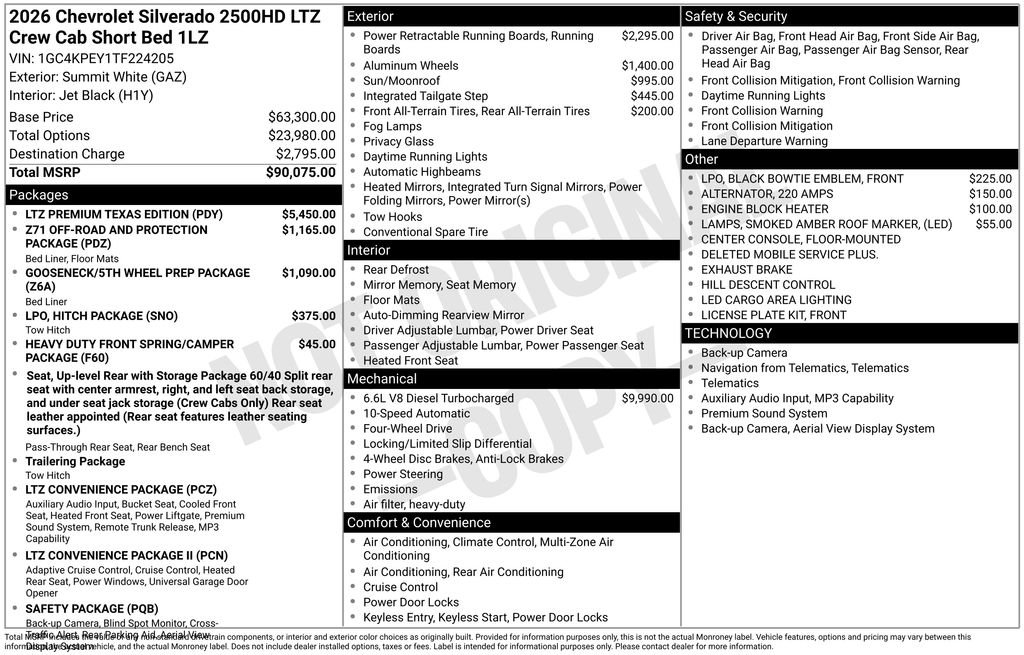 2026 Chevrolet Silverado 2500HD LTZ - Photo 43