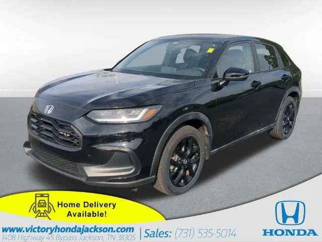 Certified Used 2023 Crystal Black Pearl Honda Sport image 1