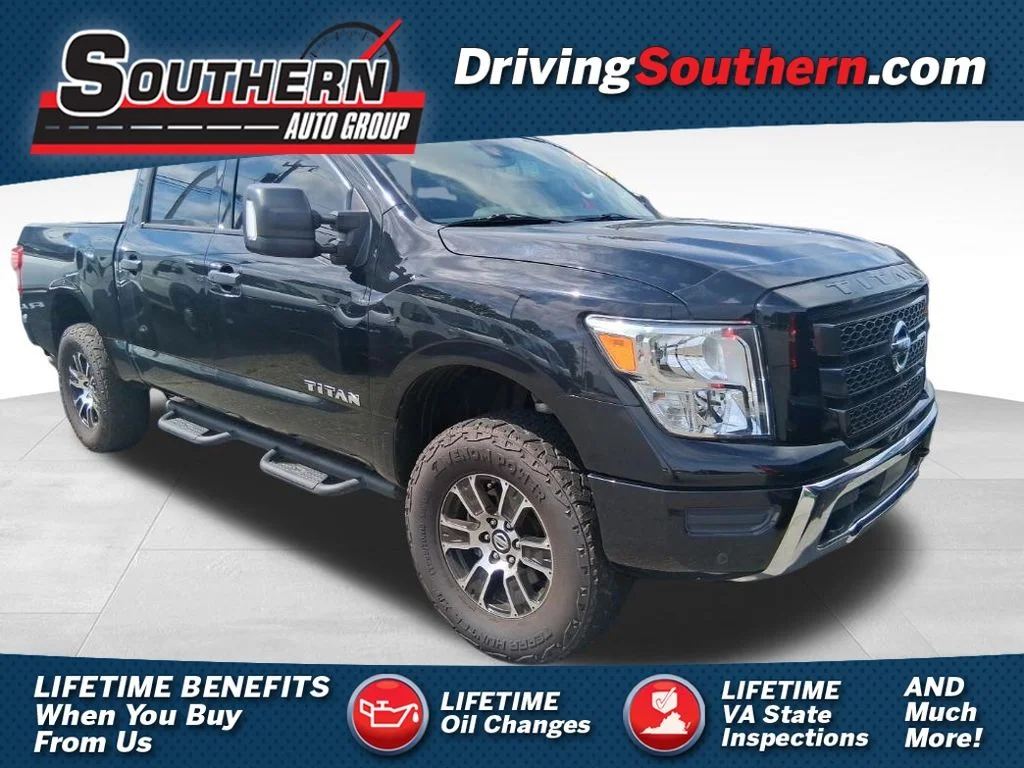 Used 2022 Black Nissan SV image 1
