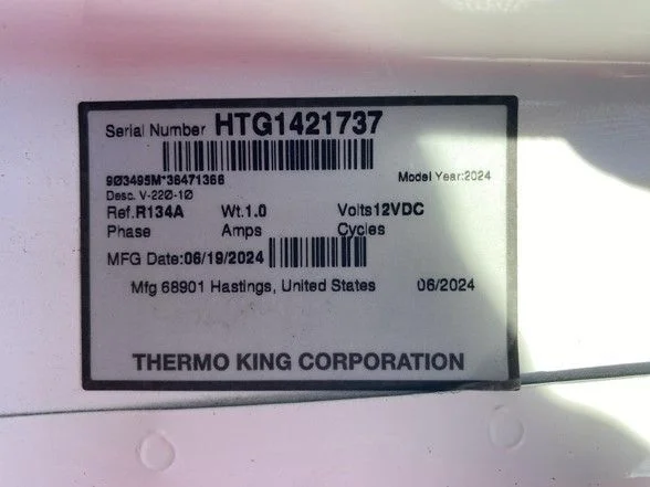 Used 2024 White Chevrolet Thermo King 16 Foot Reefer Box Truck image 46