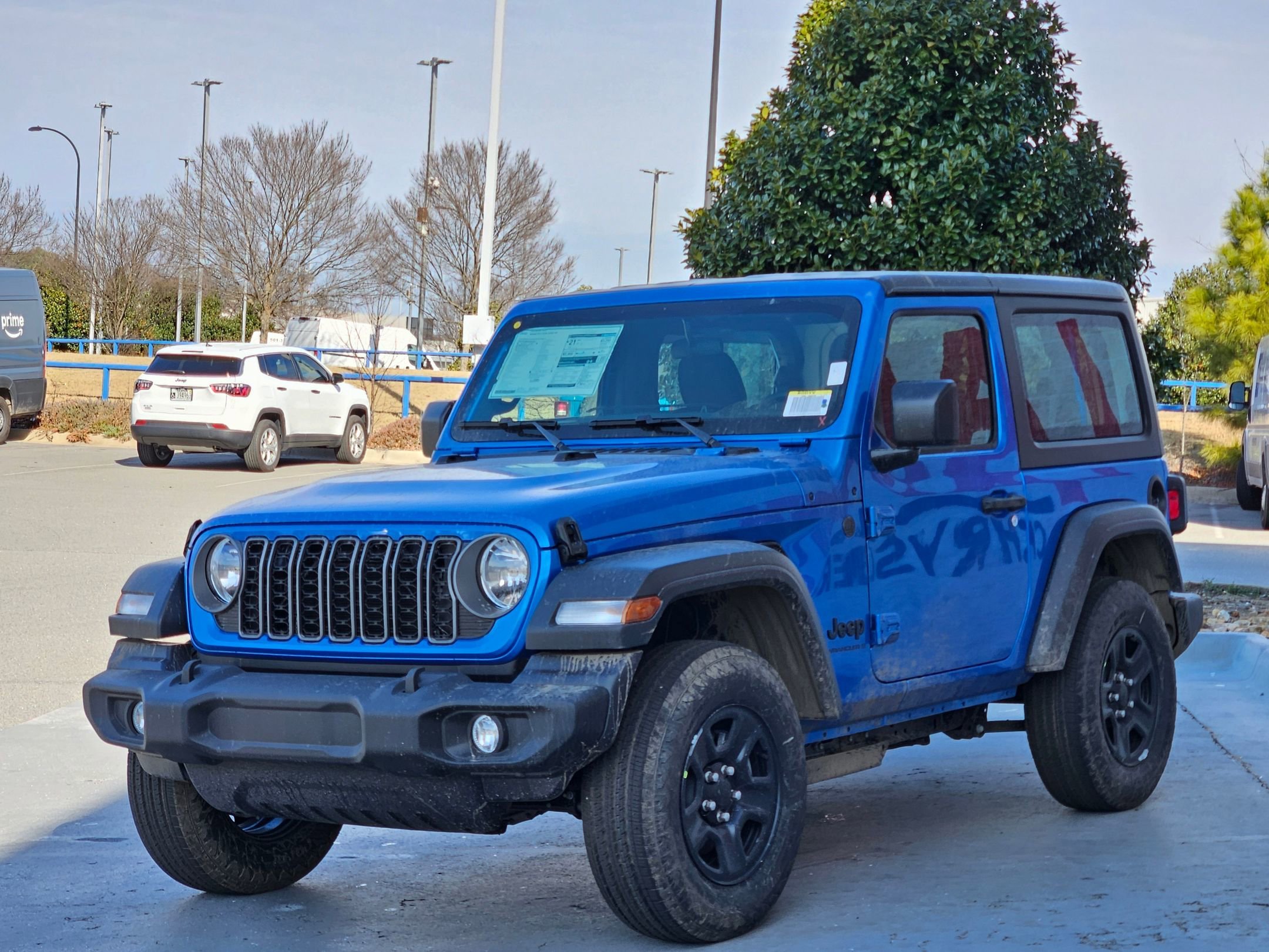 New 2026 Hydro Blue Pearl-Coat Exterior Paint Jeep Sport image 3