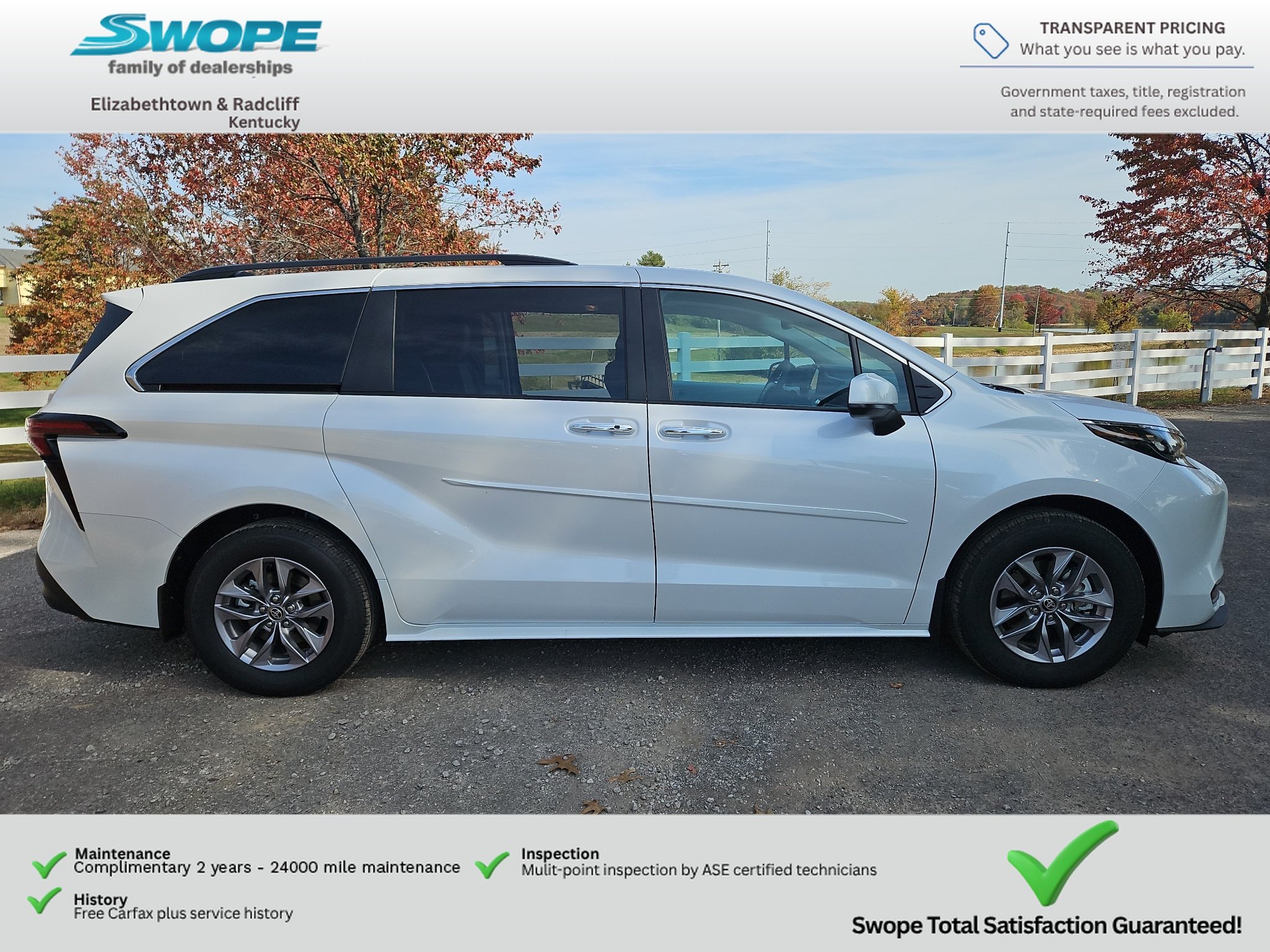 Used 2026 Wind Chill Pearl Toyota XLE image 2