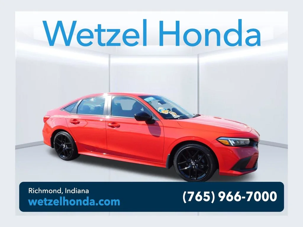 Certified Used 2024 Red Honda Sport image 1