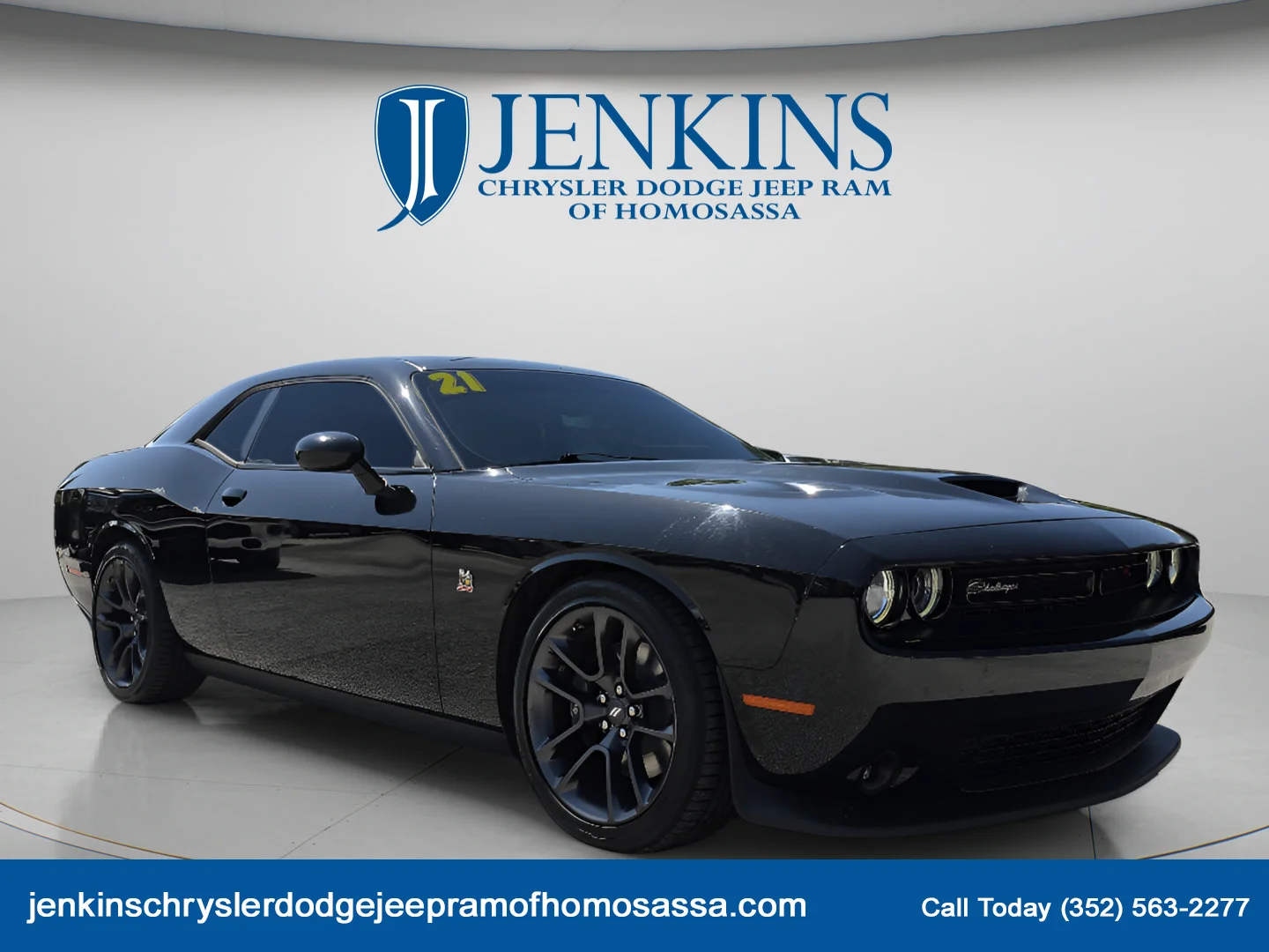 Used 2021 Pitch Black Clearcoat Dodge R/T Scat Pack image 12