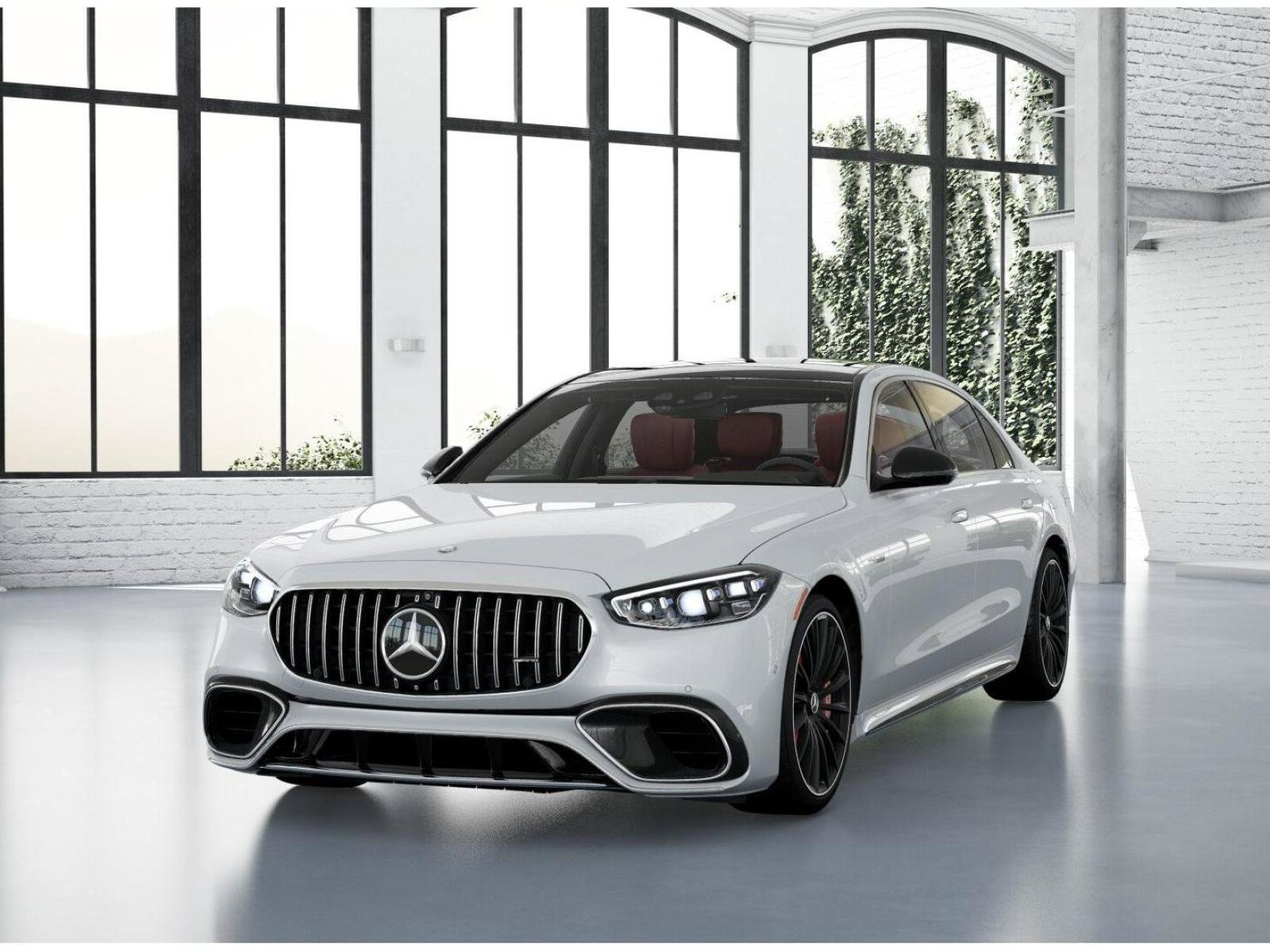 New 2026 MANUFAKTUR Moonlight White Metallic Mercedes-Benz S 63 E AMG® image 87
