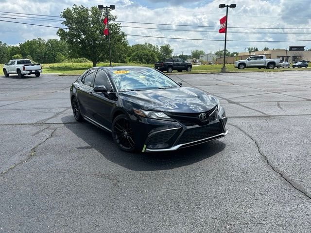 Certified Used 2021 Black Toyota XSE image 3
