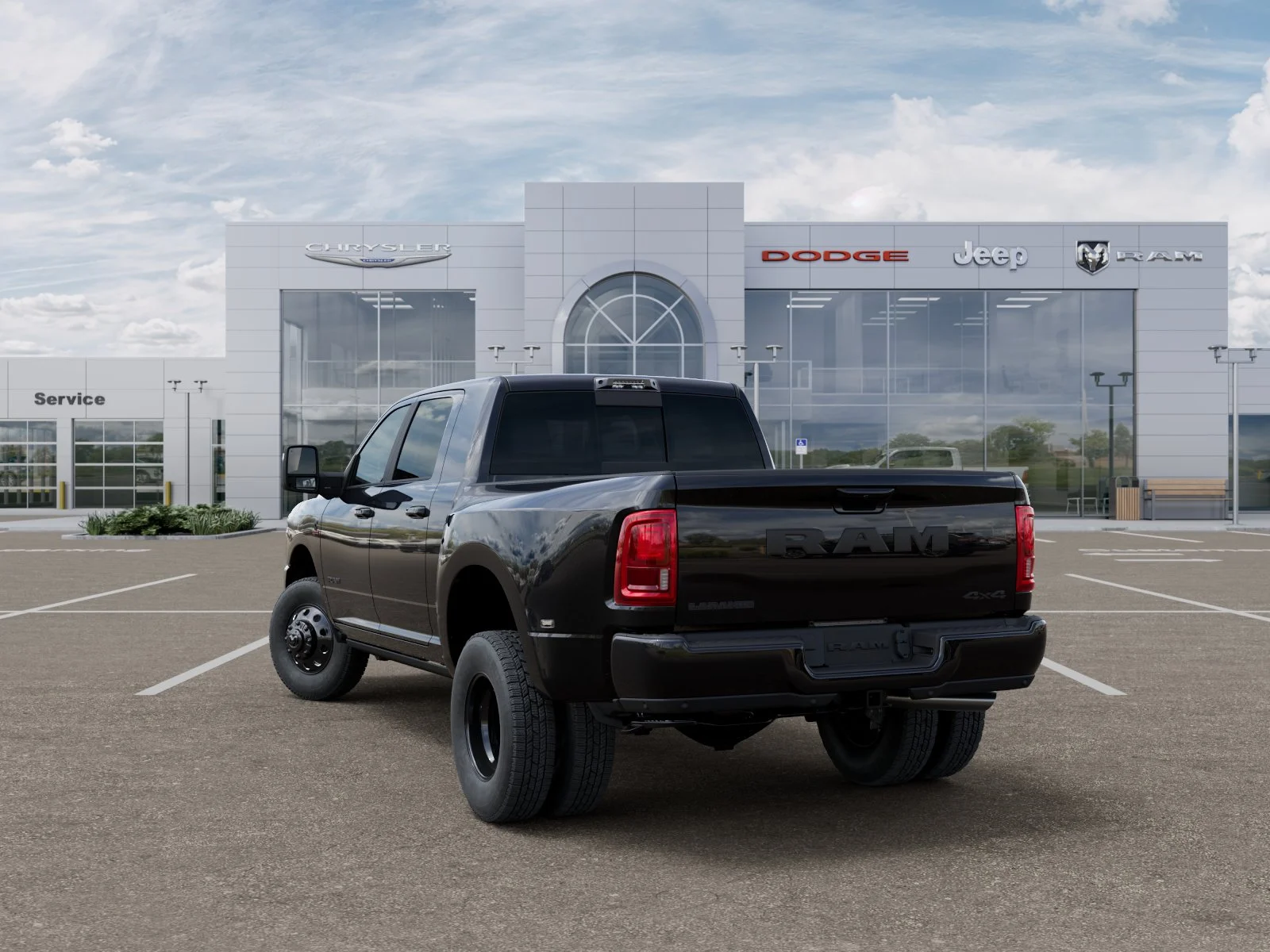 New 2026 Diamond Black Crystal Pearl-Coat Exterior Paint RAM Laramie image 31