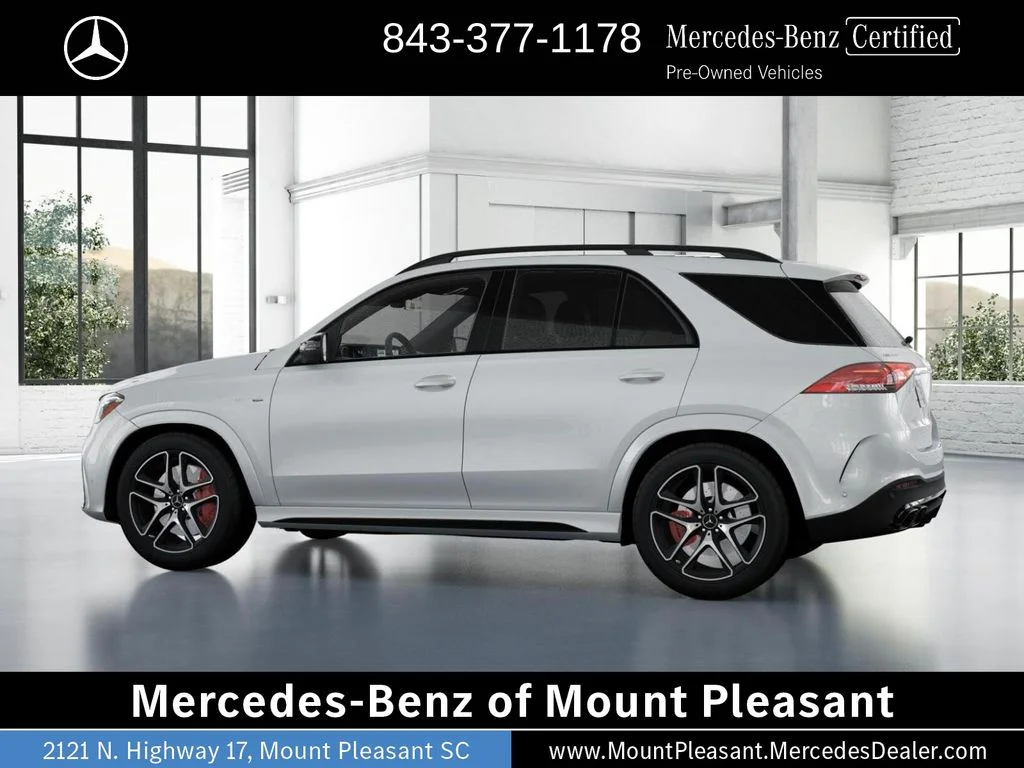 Certified Used 2025 MANUFAKTUR Moonlight White Metallic Mercedes-AMG GLE 63 S AMG® image 32