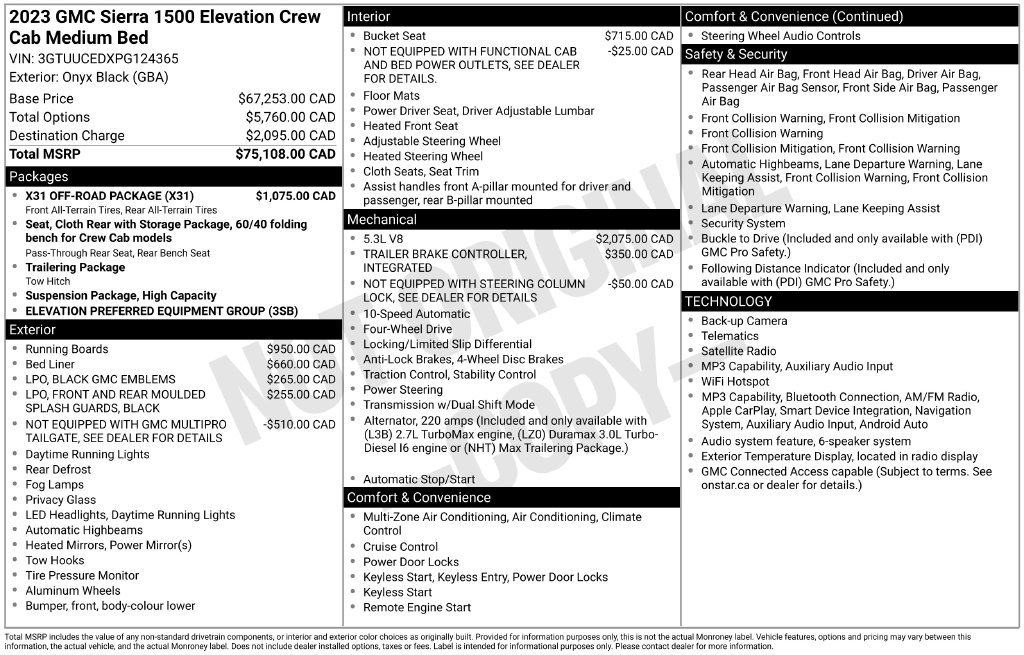 Certified Used 2023 Black GMC Elevation image 28