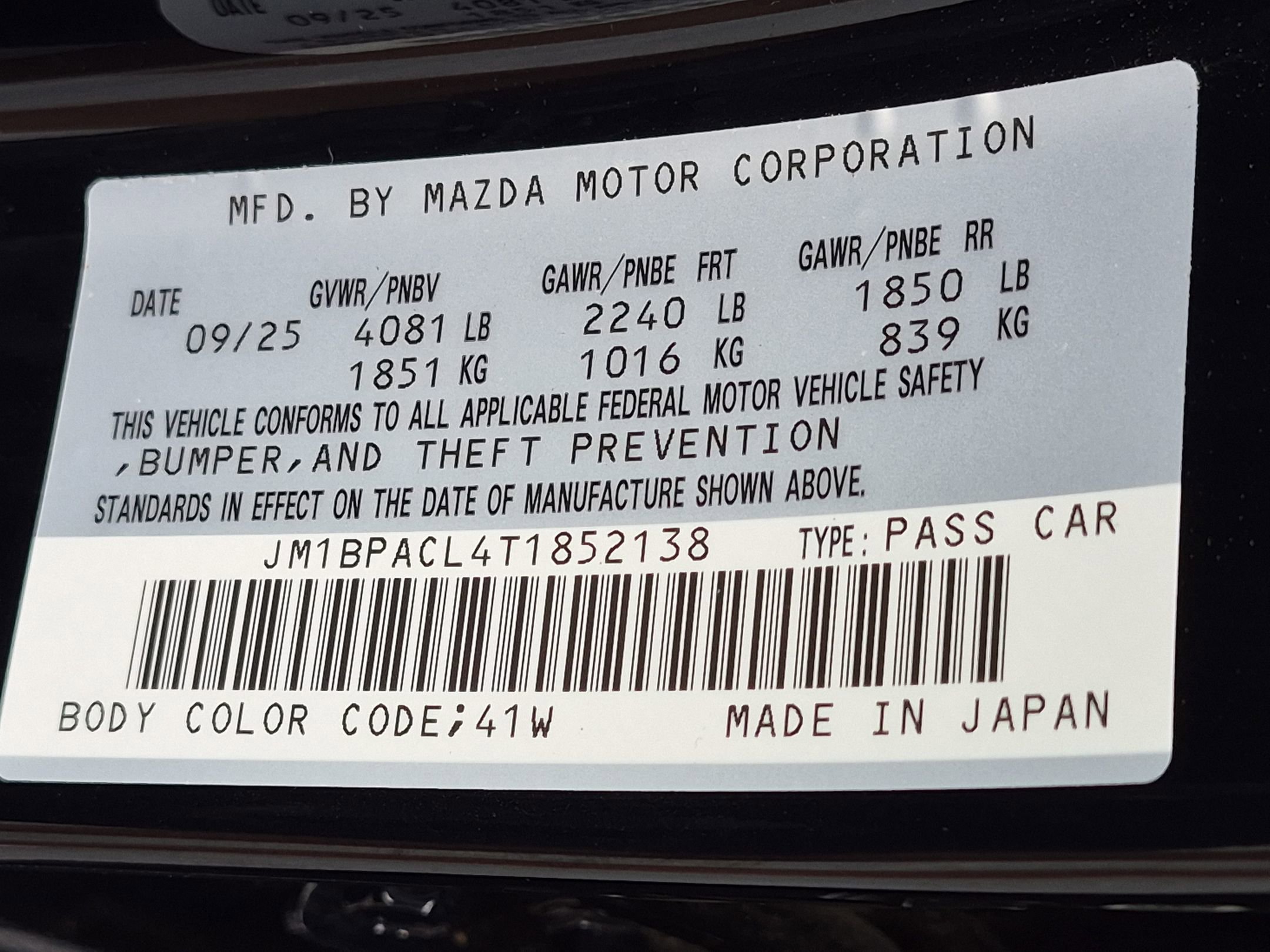 Used 2026 Jet Black Mica Mazda 2.5 S Preferred image 37