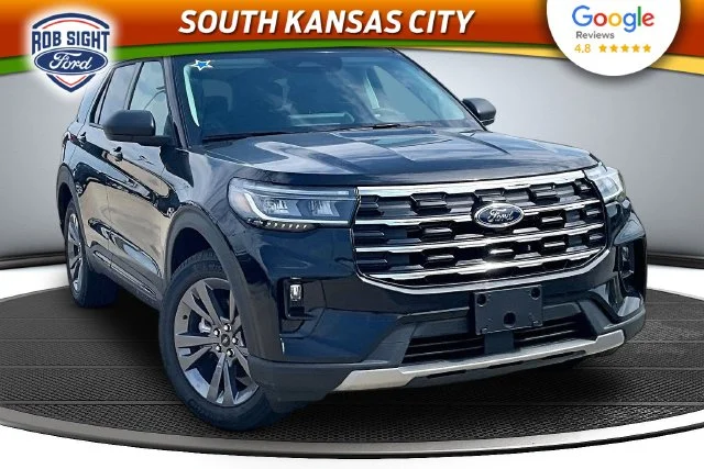 New 2026 Agate Black Metallic Ford Active image 2