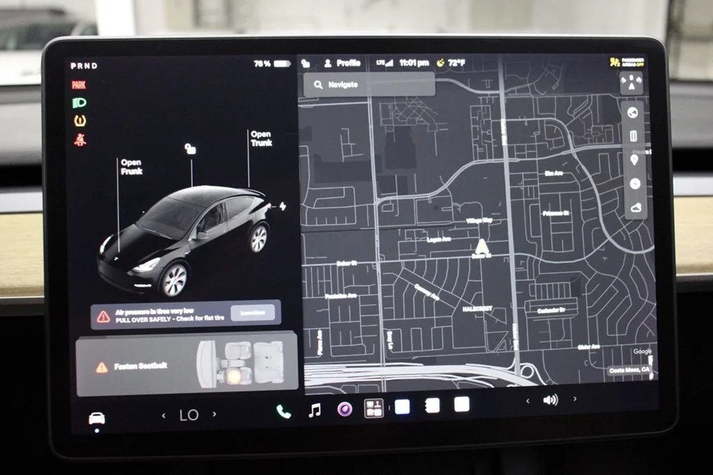 Used 2022 Solid Black Tesla Performance image 21