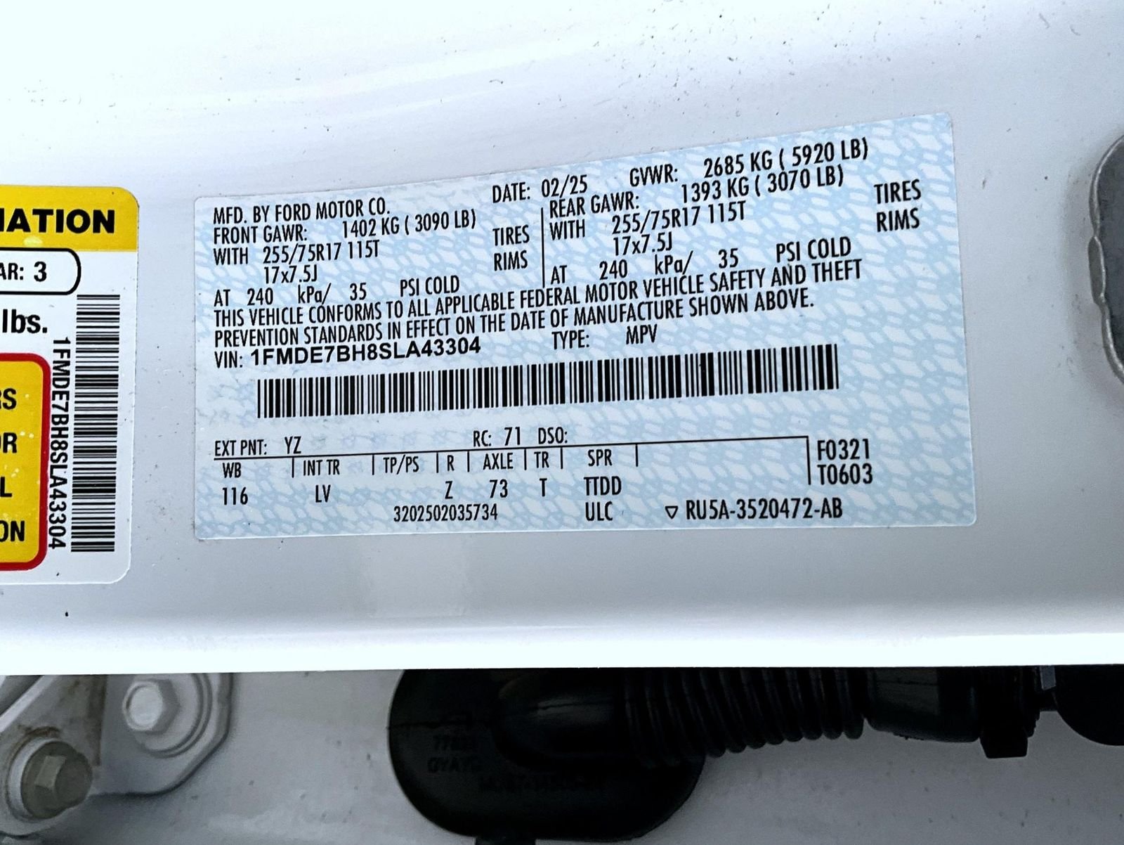 Used 2025 White Ford Big Bend image 27