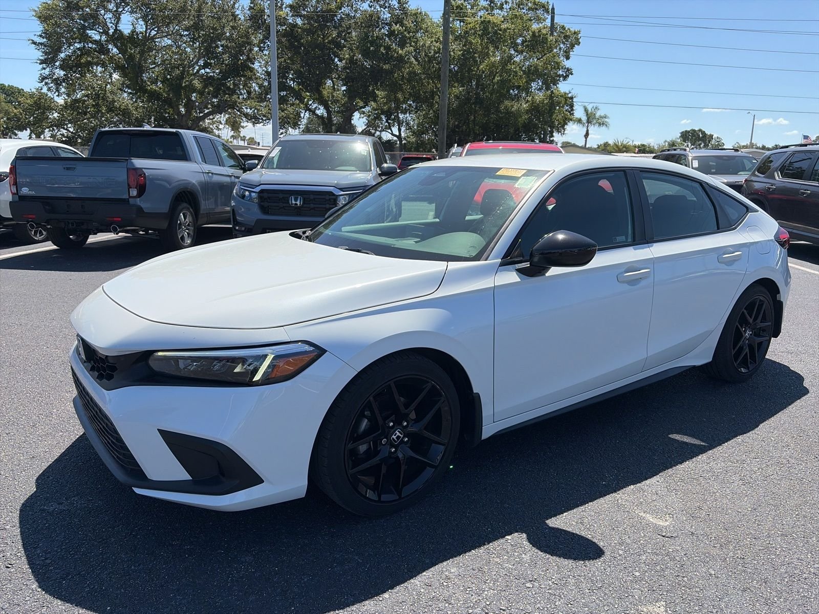 Certified Used 2022 Platinum White Pearl Honda Sport image 3