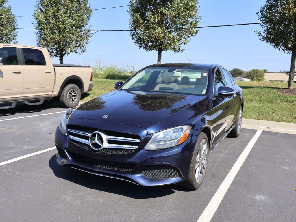 Used 2018 Blue Mercedes-Benz C 300 image 1