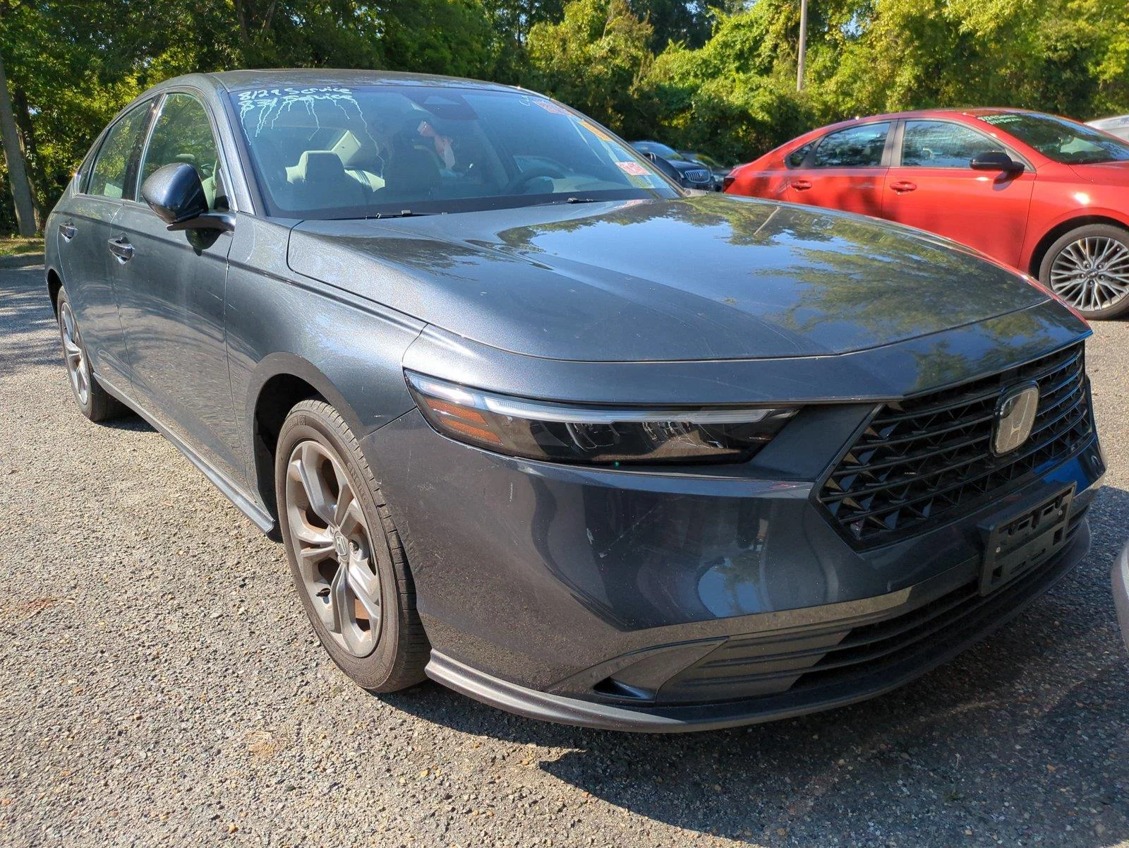Used 2024 Meteorite Gray Metallic Honda EX image 1
